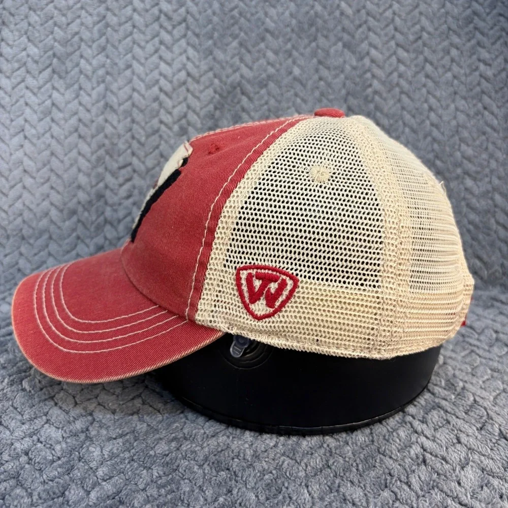 Arkansas Razorbacks Youth Trucker Hat Red Top of the World Snapback Cap